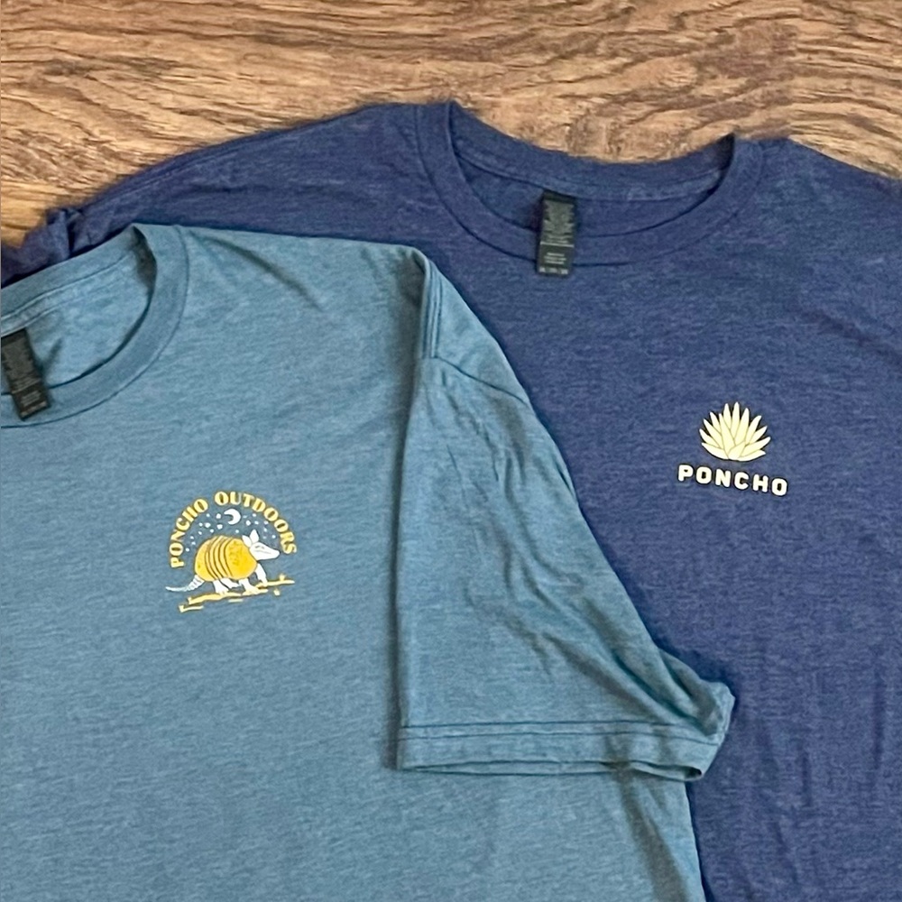 XXL Poncho tshirts QTY 2 made in Austin tx